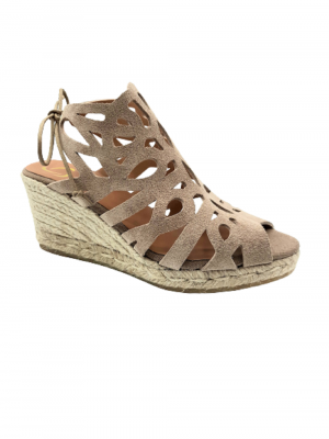 SANDALES COMPENSEES KANNA NATUREL TAUPE