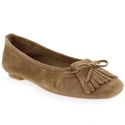 BALLERINES REQINS HINDI PEAU NATUREL
