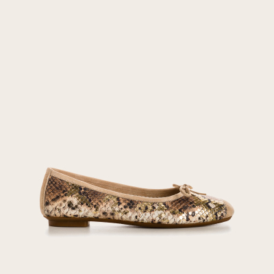 BALLERINES REQINS HARMONY PYTHON METAL GOLD
