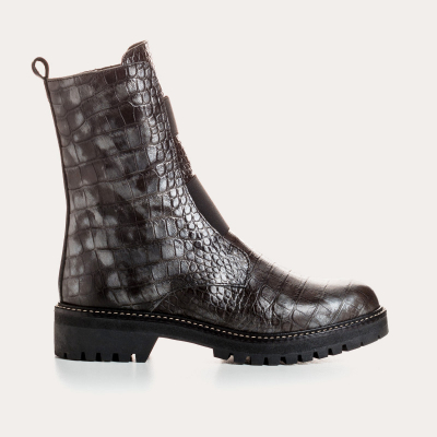 BOOTS REQINS DUSKY ALLIGATOR GRIS