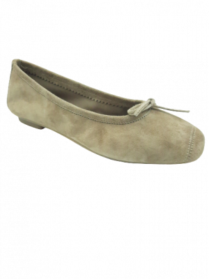BALLERINES REQINS HARMONY PEAU TAUPE
