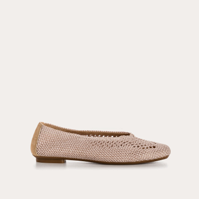 BALLERINES REQINS HANABA CROCHET NATUREL