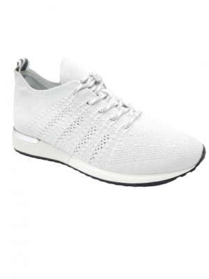 BASKETS REQINS INES CROCHET BLANC