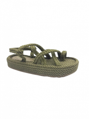 SANDALES SEMERDJIAN CORDE KAKI