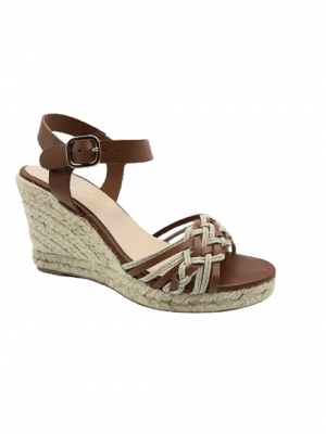 COMPENSES REQINS MALAGA CUIR COGNAC