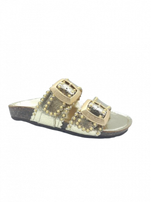 SANDALES SEMERDJIAN ARONA CRACK PLATINO