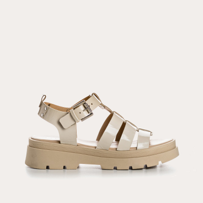 SANDALES REQINS LOUXOR NAPLAK ECRU