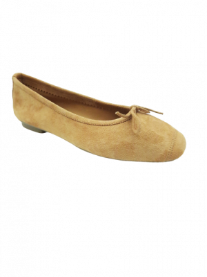 BALLERINES REQINS HARMONY PEAU CAMEL