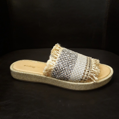 SANDALES MULES REQINS NEWPORT RAFIA