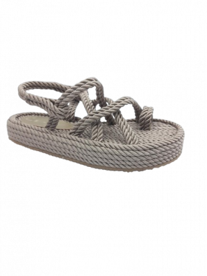 SANDALES SEMERDJIAN CORDE TAUPE