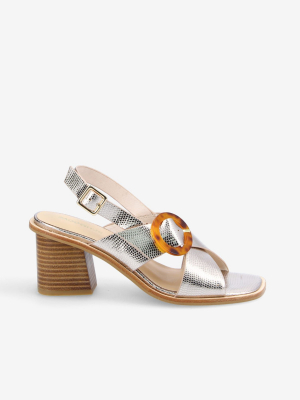 SANDALES SCHMOOVE ALTA VIPERA GOLD