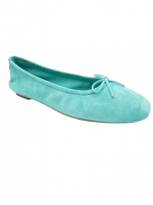BALLERINES REQINS HARMONY PEAU AQUA
