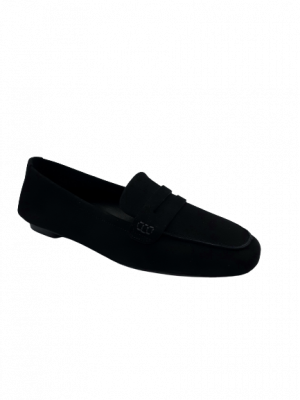 MOCASSINS REQINS HEMA PEAU NOIR