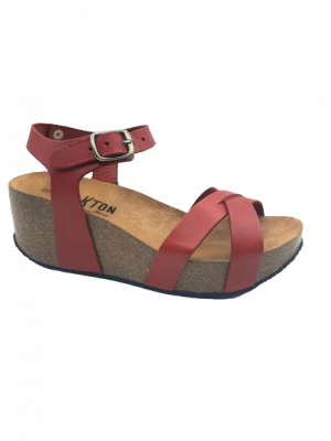 SANDALES PLAKTON SO FINAL ROUGE