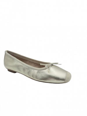 BALLERINES REQINS HARMONY CUIR ECLAT PLATINE