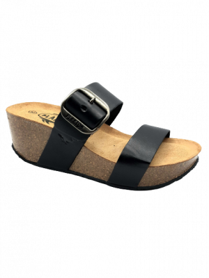 MULE S SANDALES PLAKTON SO ROCK NOIR