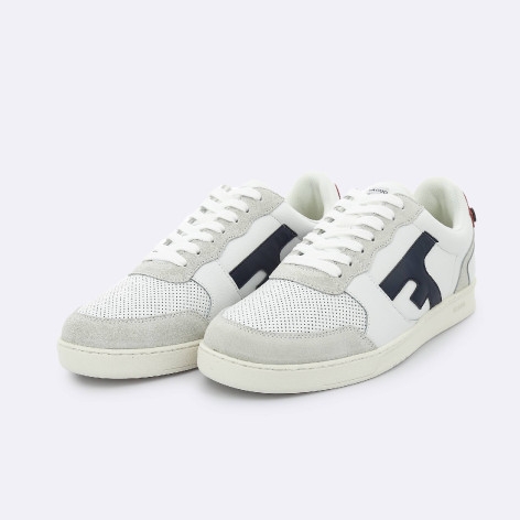 BASKETS FAGUO HOMME HAZEL BLANCHE MARINE