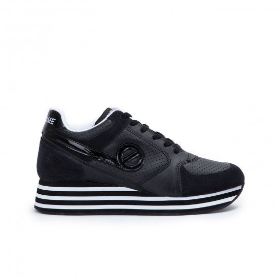 BASKETS NO NAME PARKO PERFO SUEDE BLACK BLACK