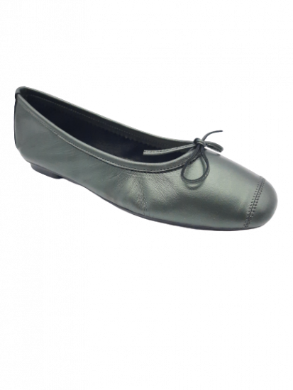 BALLERINES REQINS HARMONY CUIR NACRE OLIVE