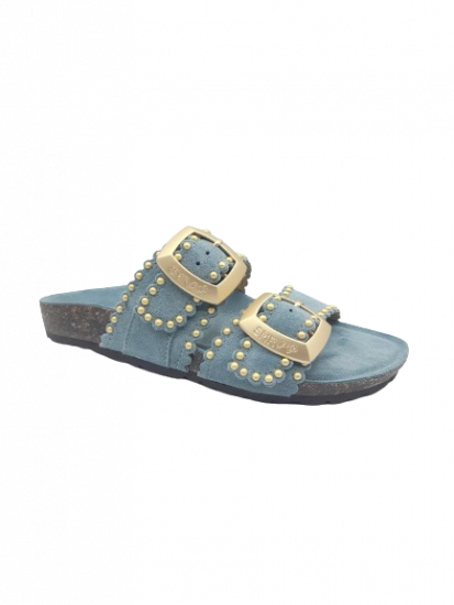 SANDALES SEMERDJIAN ARONA BLEU GRIS