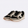 BASKETS FAGUO FEMME ELM RUNNING NOIRE BEIGE FONCE