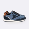 BASKETS FAGUO HOMME ELM RUNNING SUEDE BLEU MARINE