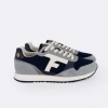 BASKETS FAGUO HOMME ELM RUNNING BLEUE ET GRISE