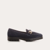 MOCASSINS REQINS MUSE CUIR VELOURS NUIT