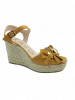 SANDALES COMPENSEES KANNA SUEDE HONEY