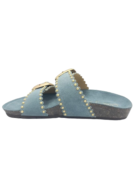 SANDALES SEMERDJIAN ARONA BLEU GRIS