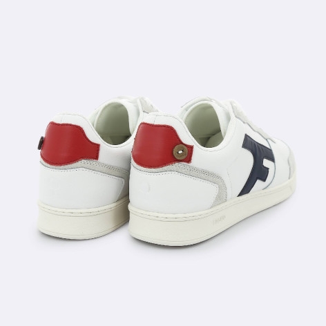 BASKETS FAGUO HOMME HAZEL BLANCHE MARINE